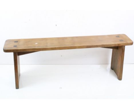 Provincial French Farmhouse Cherrywood Bench, 137cm long x 48cm high 
