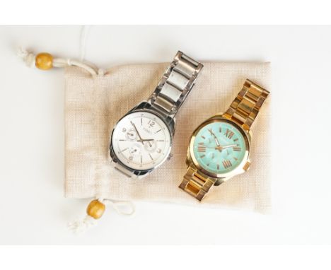 Two Fossil Chronograph style watches. 