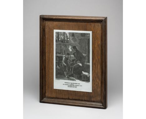 Presentation item for the FK Austria Memphis v Cardiff City 1977-78 European Cup Winners' Cup tie,presentation in a wooden fr