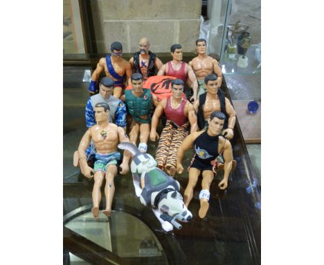 A collection of Action Man figures