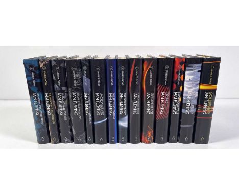 A full set of fourteen Ian Fleming penned James Bond novels, as published by Penguin Viking c 2001. All hardcover first editi