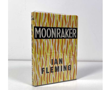 Ian Fleming - Moonraker. 1955, Jonathan Cape, First UK edition ('Shoo' error on P10) with later 1950's dust jacket. Jacket de