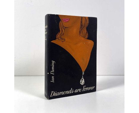 Ian Fleming - Diamonds Are Forever. Jonathan Cape, 1957, Thriller Book Club edition. Jacket design by Pat Marriott. Intact du