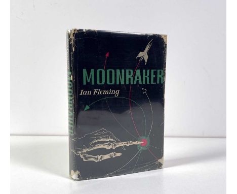 Ian Fleming - Moonraker, US first edition 1955, Macmillan. Dustjacket. Dustjacket with wear, losses. Some yellowing, light st