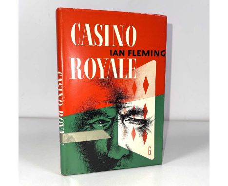 Ian Fleming - Casino Royale. Macmillan, 1954, US first edition. Jacket design by Leo Manso. Clipped dust jacket and with loss