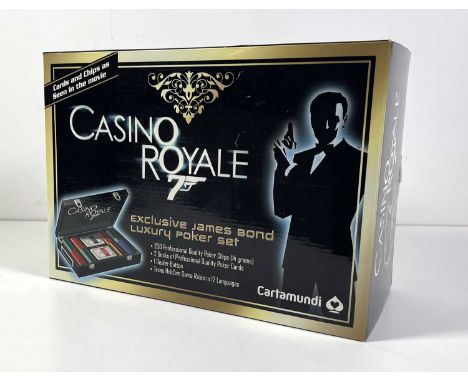 A sealed and licensed set of 2006 'Cartamundi' produced poker set. In unopened original packaging. To include 200 poker chips