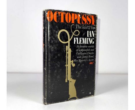 Ian Fleming - Octopussy/The Living Daylights. New American Library, 1966. Jacket and illustration by Paul Bacon. Clipped dust