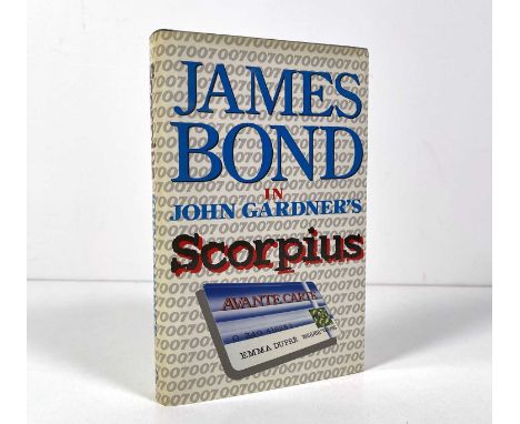 John Gardner - James Bond - Scorpius, Guild Publishing London, 1988. A UK first edition. Very Good / Fine.