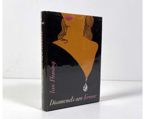 Ian Fleming - Diamonds Are Forever. Jonathan Cape, 1956, First UK edition. Lovely later printing of dust jacket with design b