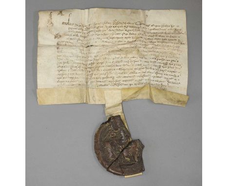 Four C17 Indentures &amp; Documents: 1- Document, dated 12 January, Charles 2 (1672) with attached addendum dated 13 Charles 