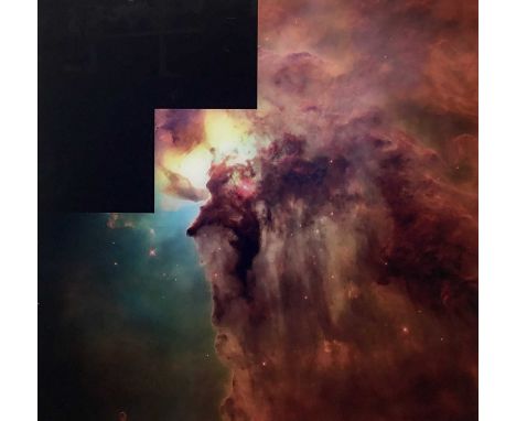 Hubble Images - NASA, Durst Lamda Print, Giant Twisters – Lagoon Nebula, 91cm x 91cm, with accompanying descriptive text, fra
