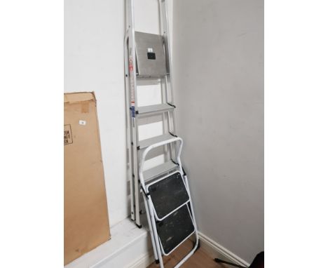 2 SETS OF STEP LADDERS