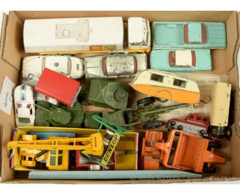 Unboxed Group to include; Dinky Leyland Octopus "Shell/BP" Tanker; Chevrolet El Camino Pick-Up with 2 x Trailers; plus others