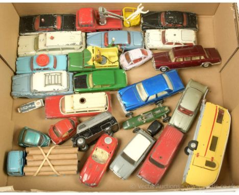 Dinky / Corgi / Spot On Unboxed Group to include; Dinky "Ambulance"; Mercedes; Corgi Land Rover; Bentley Continental Sports S