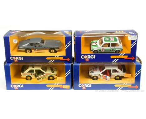 Corgi group of (1/36th scale) to include; 318 Jaguar XJS - grey, silver, red; 605 Mini Metro "Ferodo" - white, green, red; 42