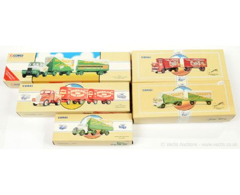 Corgi Classics a group of Showmans Related to include 97300 Bedford "Billy Smart's Circus" Truck and Trailer; 97893 AEC "J. A