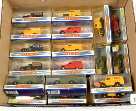 Matchbox Dinky The Collection a group of Light Commercials to include DY9 Land Rover; DY4 Ford Van; DY15 Austin A40, plus oth