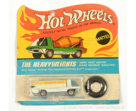 Hot Wheels (Mattel) - Redline - The Heavyweights "Racing Fuel" - finished in white, blue gantry - Excellent with faded plasti