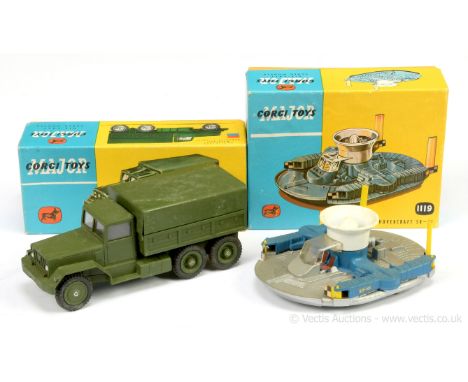 Corgi 1119 HDL Hovercraft SR-N1 - finished in silver, white, blue - Good to Good Plus (does require attention in cleaning) in