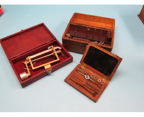 Watch-maker's precision tools, five boxed sets, some incomplete, and a boxed quantity of Duro watch glasses, also to include 