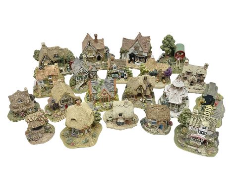 Twenty Lilliput Lanes, including The Right Note, Chatterbox Corner, Whistle Stop Gate, New Neighbours, Travellers Rest etc, a