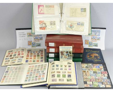 SUPERB WORLD STAMPS COLLECTION - of five large albums labelled A - Z containing an impressive collection of well laid unstuck