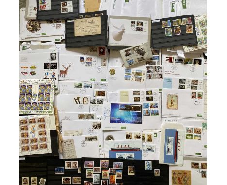 STAMPS - Republic of Ireland unmounted mint and first day covers (huge face value)
