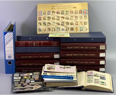 STAMPS - GB collection in various albums and binders, also, Worldwide and Commonwealth and seven Royal Mail albums with subst