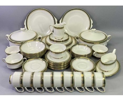 PARAGON KENSINGTON TEA &amp; DINNERWARE, 62 PIECES - consist of two vegetable tureens with covers, gravy boat and stand, four