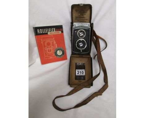 Rolleiflex camera and Rolleiflex guide book