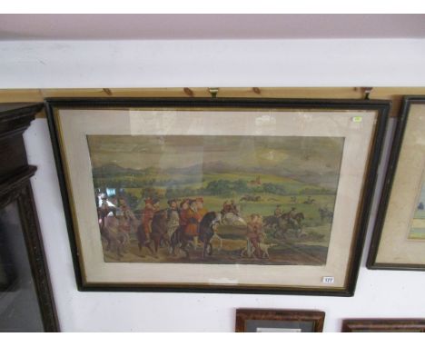 Large Italian print - more details verso