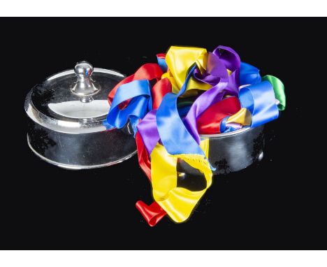 Trick Dove Pan with coloured streaming silks as used on the Paul Daniels Magic Show BBC TV by Paul Daniels 