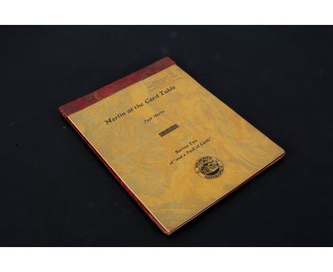 Notepad Booklets, 2 American marble effect front large flip notepads Merlin at the Card Table and Master Miracles Section two