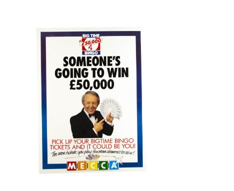 Six Paul Daniels Magic Posters 1980's-90's All part of the Paul Daniels Mecca Bingo promotion, three posters picturing Paul D