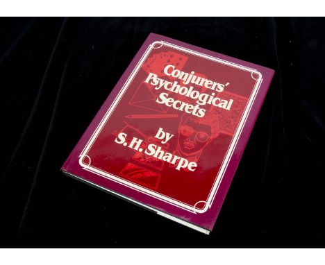 Book  hard cover, Conjurer's Psychological Secrets by S H Sharpe First Edition hard cover with Paul Daniels bookplate a Hades