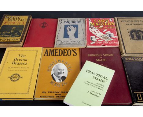 Books hard cover, 40 books, 25 have either Paul Daniels blind stamp or bookplate, including various by David Devant, The Old 