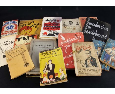 Books, booklets, trick instructions,  An assortment including ,Great Tricks Revealed by will Goldston 1939 Third Edition with