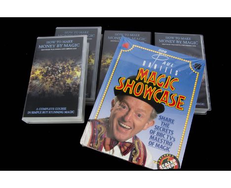 Ephemera DVD's and videos, Paul Daniels Magic Showcase BBC book and tricks,  DVD's The Magic of Max Malini performed by Paul 