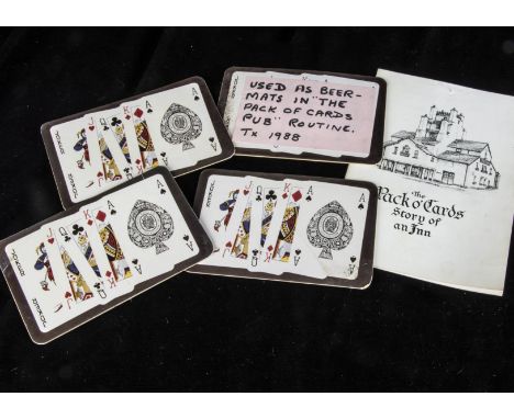 Beer Mats Set of  beer mats made especially for The Paul Daniels Magic Show BBC TV special from The Pack of Cards pub on Coom