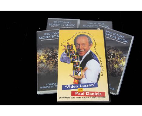 Ephemera DVD's and videos, Paul Daniels Magic Showcase BBC book and tricks,  DVD's The Magic of Max Malini performed by Paul 