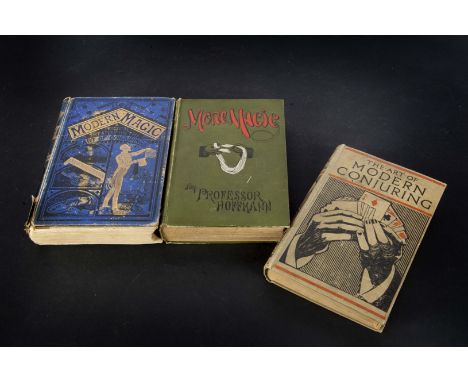 Books hard cover Modern Magic  1878 with Paul Daniels bookplate and More Magic  1893 with Paul Daniels bookplate and stamp of