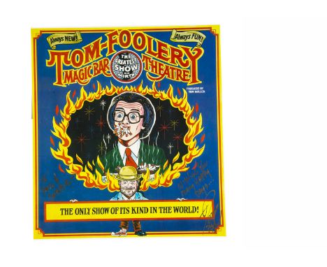 Tom Mullica Magic Poster c' 1980's The American magician-comedian-impressionist has autographed &amp; dedicated the poster in