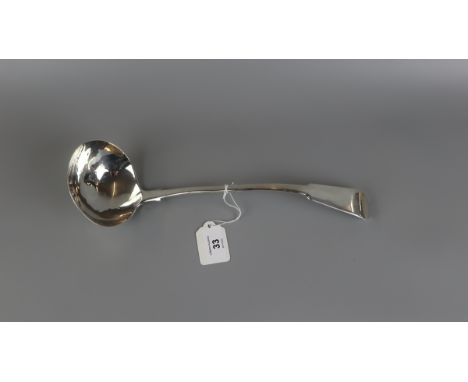 Hallmarked silver ladle - Approx 242g 