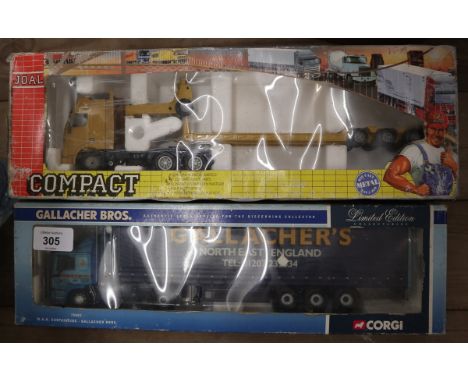 Corgi and Joel boxed die cast trucks 