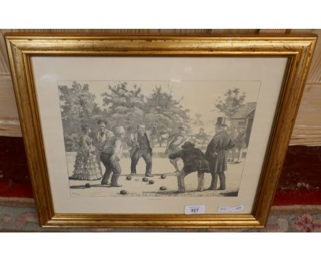 Edwardian bowling print 