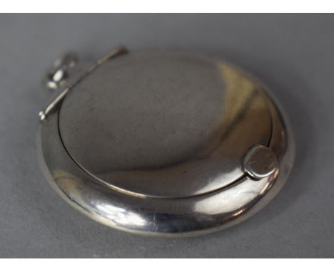 A Small Silver Circular Compact, Birmingham 1919 by C and N 