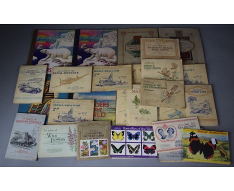 A Collection of Various Players, Wills and Brookbond Cigarette Card Albums 