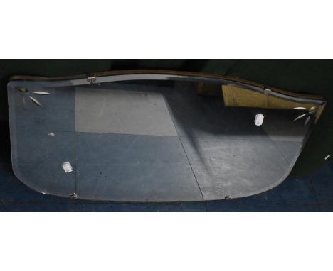 A Vintage Bevel Edge Mirror 