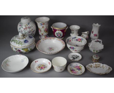 A Collection of Various English Ceramics to Include Spode Stafford Flowers Lidded Tureen (Second), Lidded Wedgwood Avery Patt