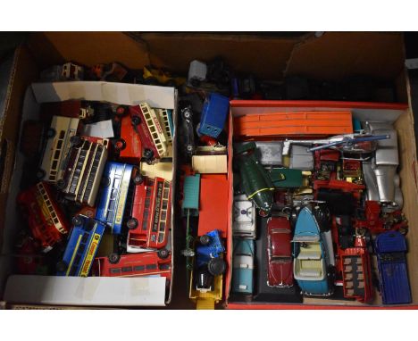 A Collection of Unboxed Die-Cast Cars and Lorries to Include Matchbox, Corgi Etc 